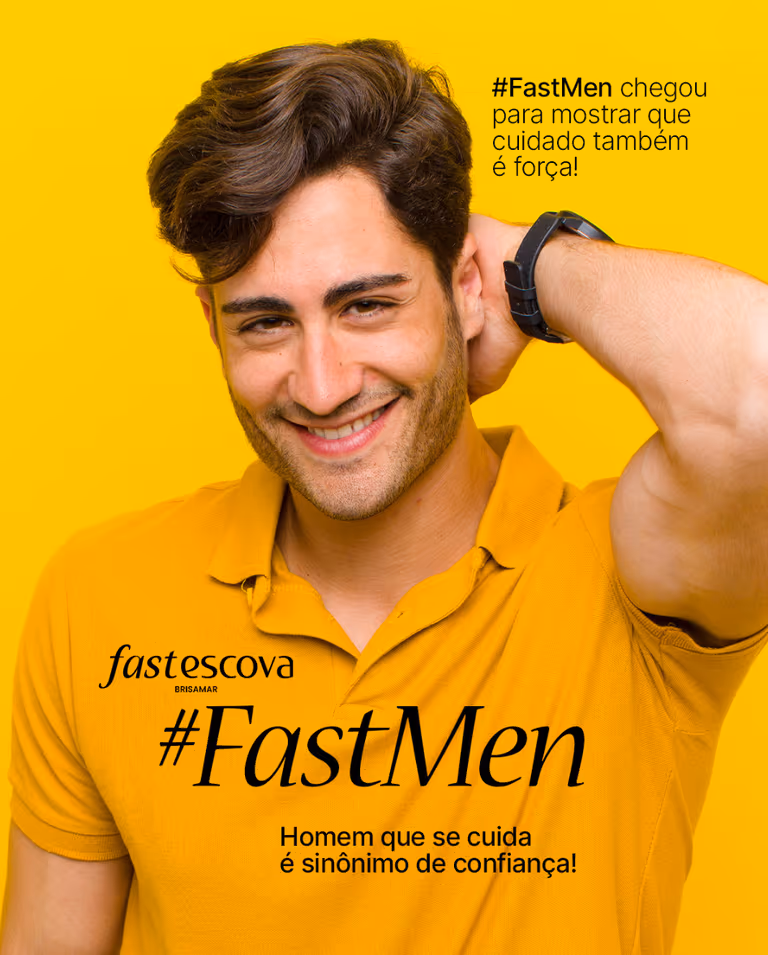 Atendimento masculino na Fast Escova - Altiplano, em João Pessoa